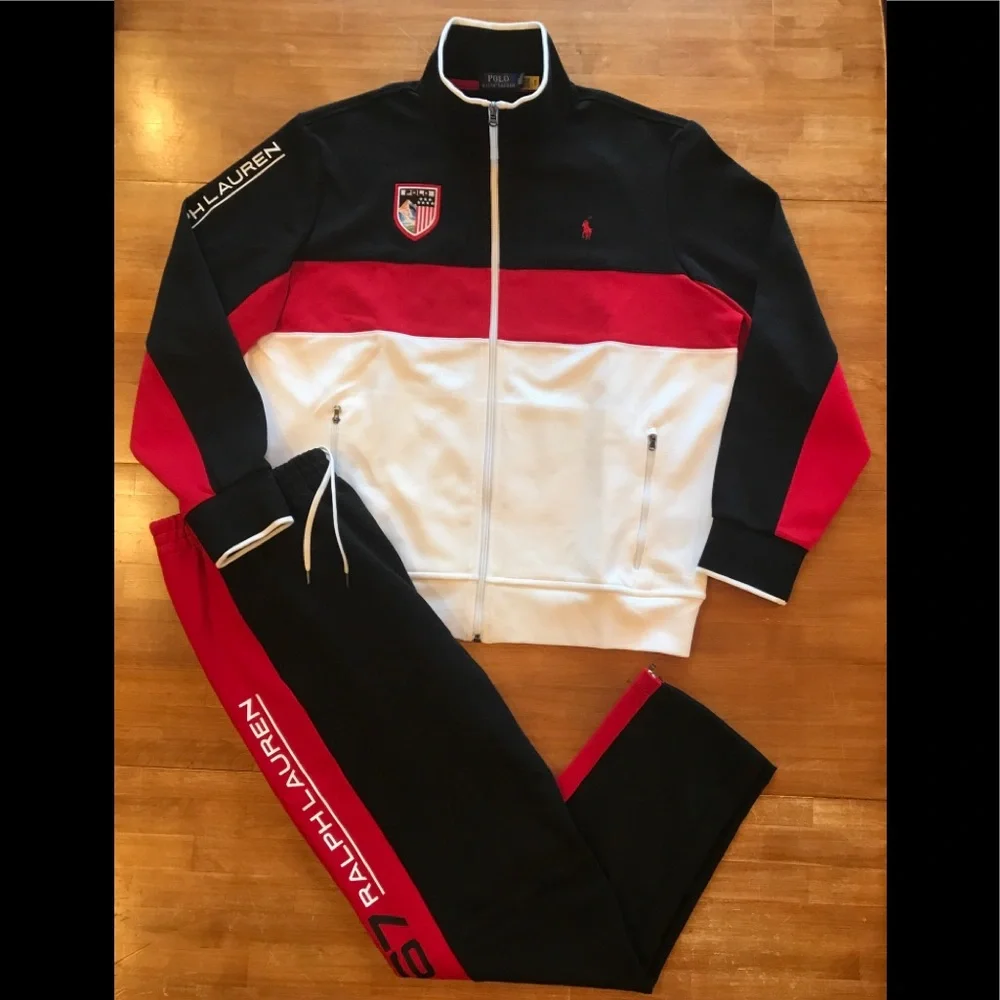 POLO RALPH LAUREN Colorblock Jogging Suit - Picture 1 of 11